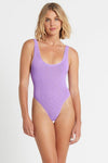 Bond Eye - The Mara One Piece Swimsuit in Lavender - OutDazl