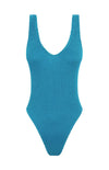 Bond Eye - The Mara One Piece Swimsuit in Ocean Shimmer - OutDazl