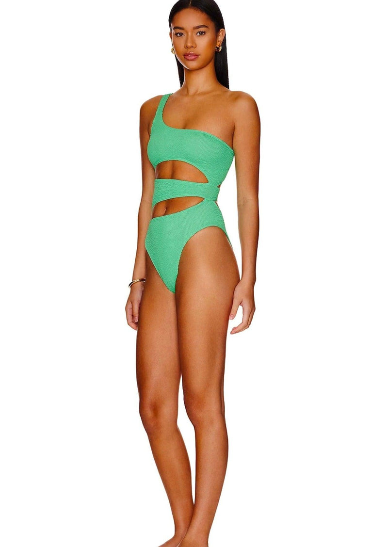 Bond Eye - The Rico One Piece Swimsuit in Apple Eco - OutDazl