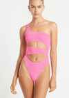 Bond Eye - The Rico One Piece Swimsuit in Pink Tiger - OutDazl