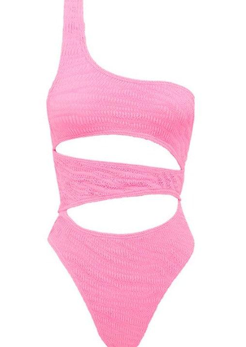 Bond Eye  The Elena One Piece Swimsuit in Baby Pink – OutDazl