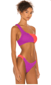Bond Eye - The Samira Bikini Top in Ultraviolet Multi - OutDazl