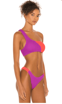 Bond Eye - The Samira Bikini Top in Ultraviolet Multi - OutDazl