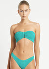 Bond Eye - The Sign Bikini Brief in Turquoise Shimmer - OutDazl