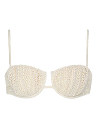 Bone Crochet Petal Bikini Top