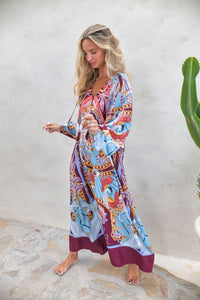 Wild Hearts Print Bree Maxi Dress