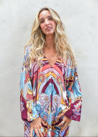 Wild Hearts Print Bree Maxi Dress