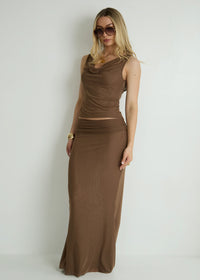 Mesh Skirt Jelani in Mocha