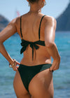 Cabo Verde Bikini Bottom in Ivy Green