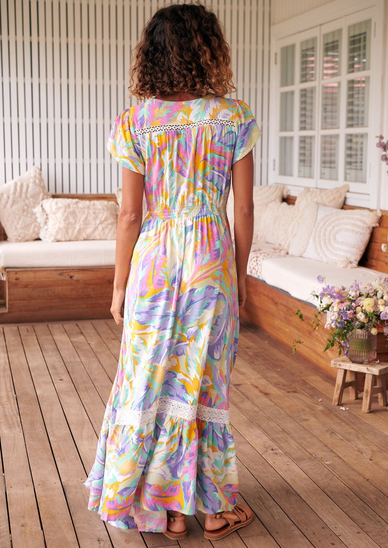 Carmen Maxi Dress in Bahamas Print