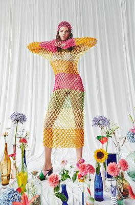 CeliaB - Iver Crochet Beaded Midi Dress - OutDazl