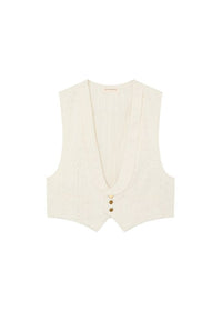 Embroidered Ciel Florence Vest-Maison Hotel-OutDazl