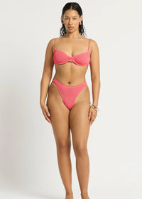 Christy Brief in Coral Pink