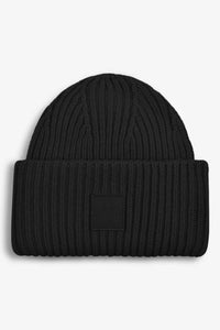 Cresta Rib Beanie in Black