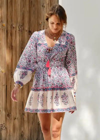 Della Print Mini Sundress-Mabe-OutDazl