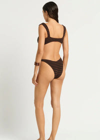 Ring Delphi Bikini Top in Stripe