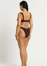 Ring Delphi Bikini Top in Stripe