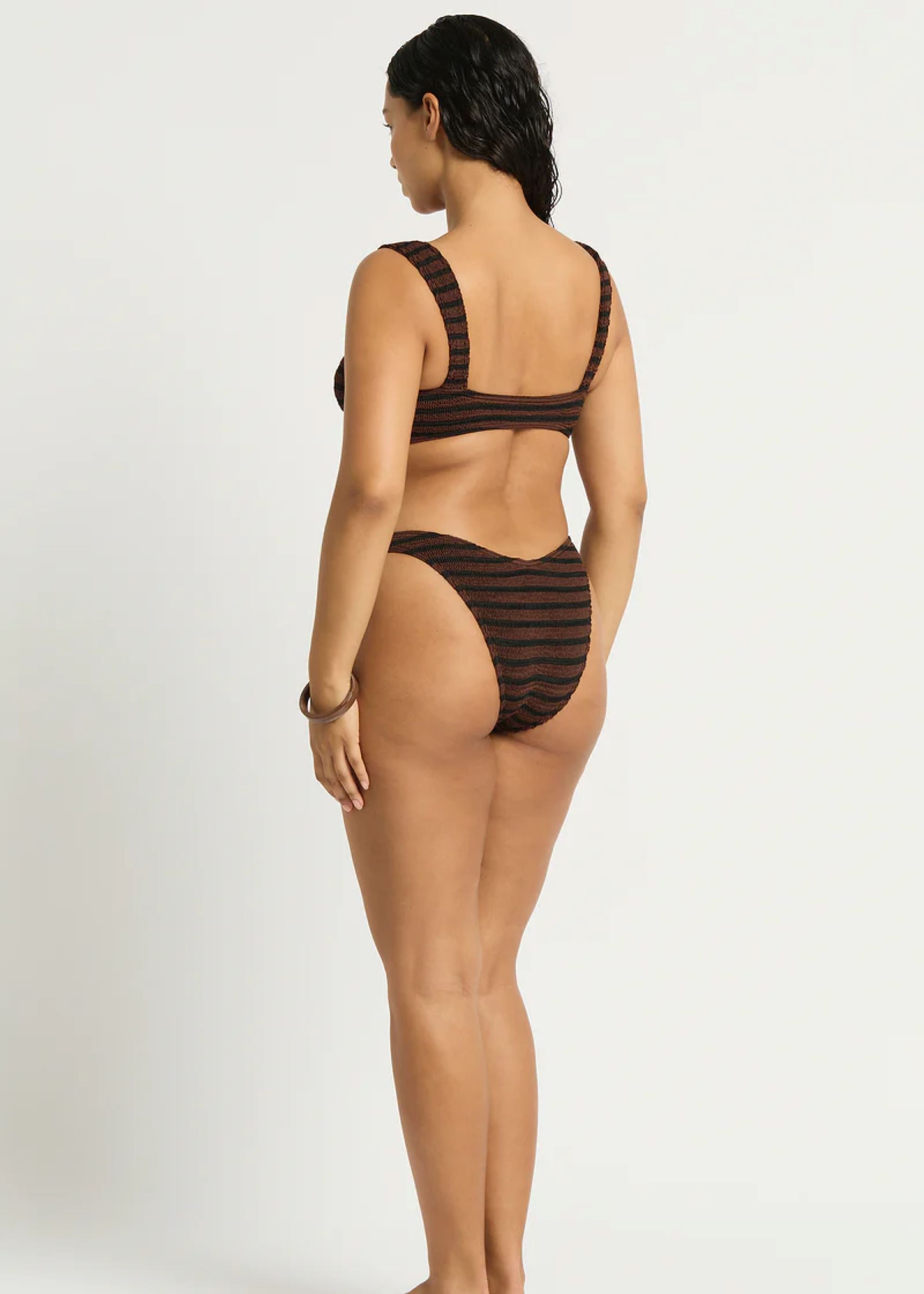 Ring Delphi Bikini Top in Stripe