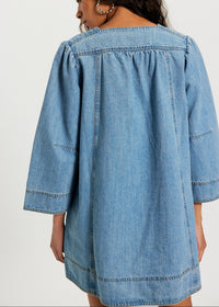 Goldie Denim Dress-Free People-OutDazl