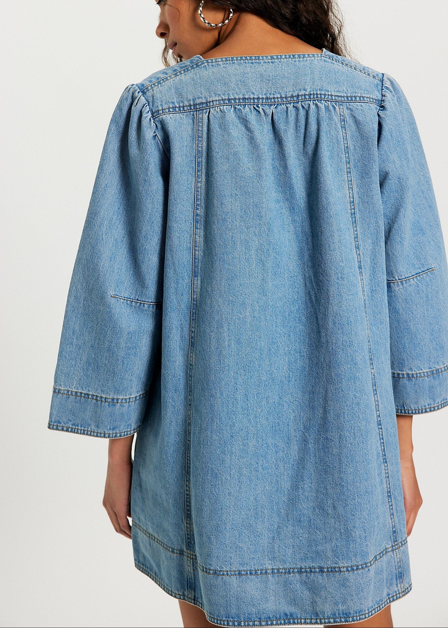 Goldie Denim Dress-Free People-OutDazl