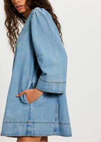 Goldie Denim Dress-Free People-OutDazl
