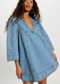 Goldie Denim Dress-Free People-OutDazl