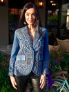 Diamond For Eden - Luxury Quilted Denim Jacket with embellishment - OutDazl