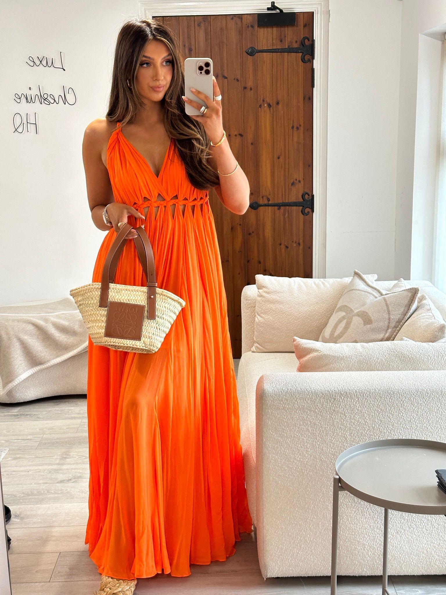 Pleated Grecian Maxi Gown OutDazl Pleated Grecian Maxi Gown OutDazl