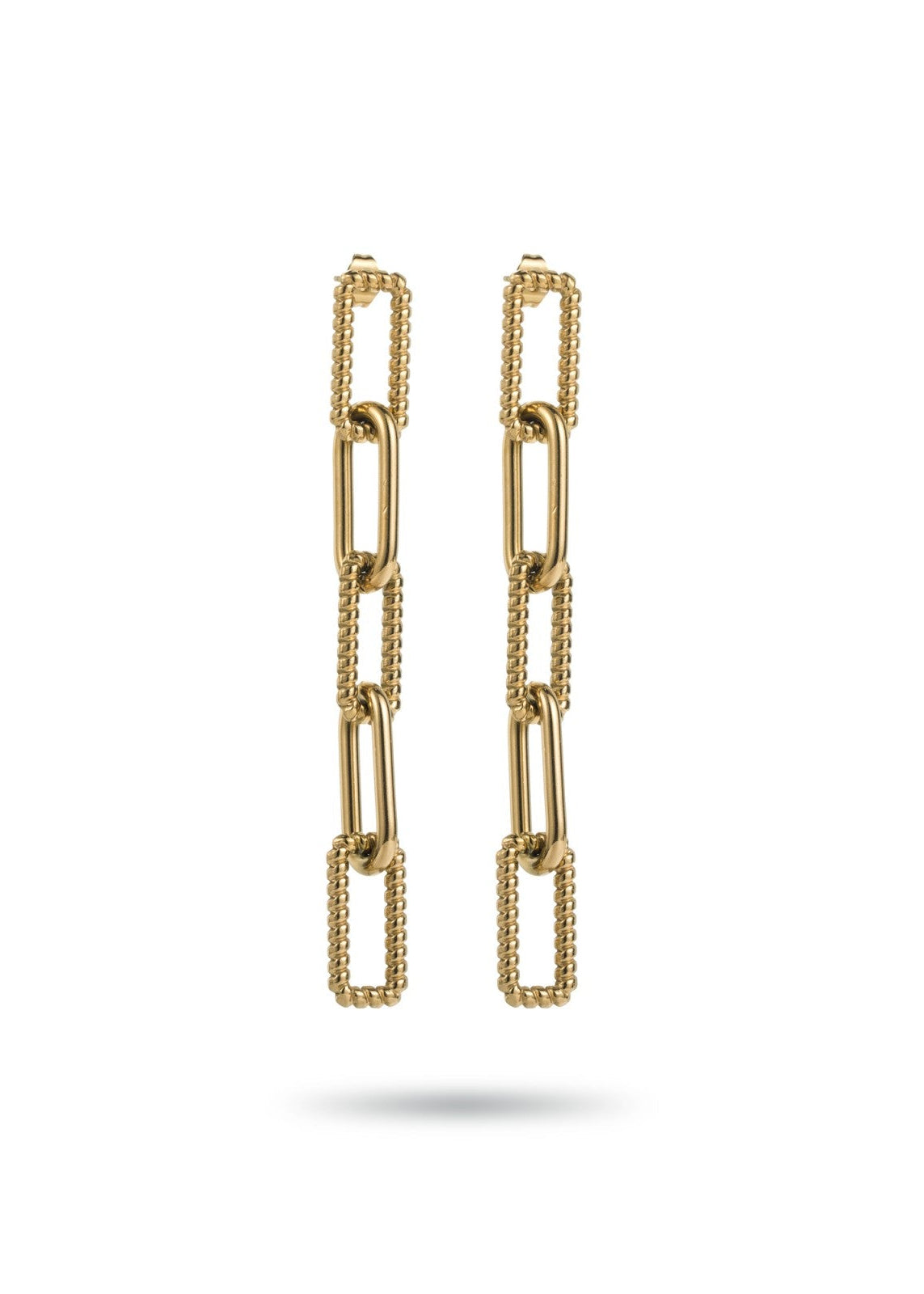 Link Chain Drop Earrings