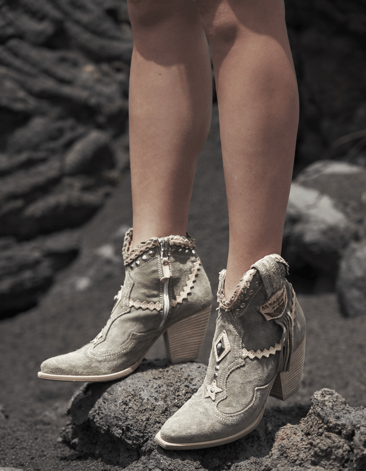 Olive 2025 ankle boots