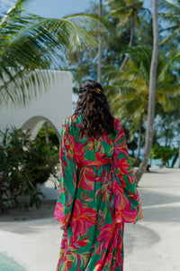 Maxi Print Silky Dress Esmee-Sundress-OutDazl