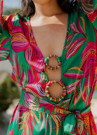 Maxi Print Silky Dress Esmee-Sundress-OutDazl