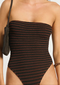 Fane Bandeau One Piece in Stripe-Bond Eye-OutDazl