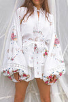 FILLYBOO - Cross Stitches Blouse in Ivory - OutDazl