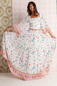 FILLYBOO - Madame Butterfly Top & Skirt Set - OutDazl