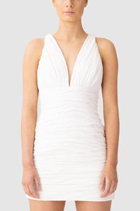 Finders Keepers - Chains Mini Dress in Ivory - OutDazl