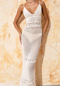 Flook The Label - Flook Maxi Crochet Beach Dress Luana - OutDazl
