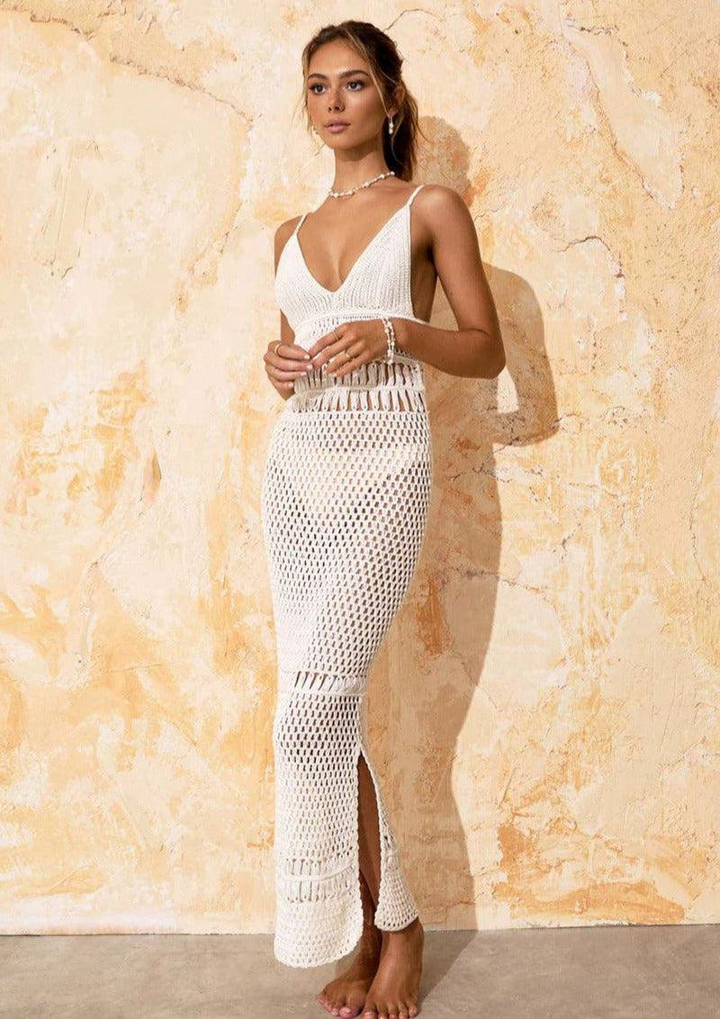 Flook The Label - Flook Maxi Crochet Beach Dress Luana - OutDazl