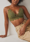 Free People - Adella Bralette in Avocado - OutDazl