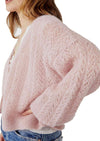 Free People - Amelia Cardigan in Mauve Moon - OutDazl