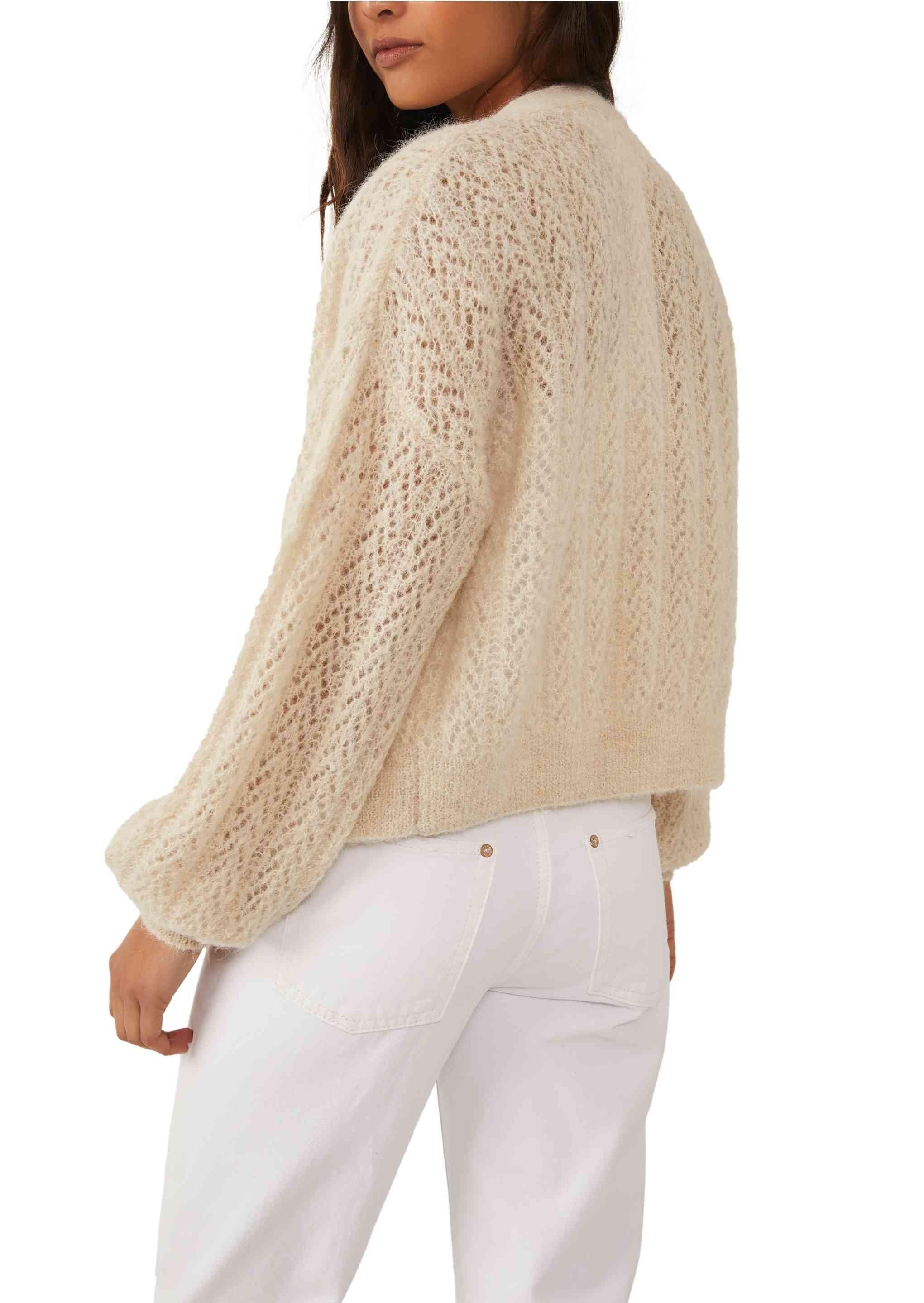 Amelia Cardigan in Oatmeal Heather OutDazl