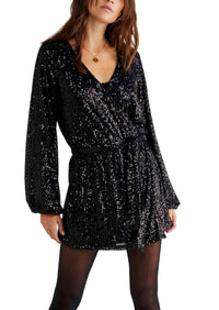 Free People - Christa Romper in Black - OutDazl