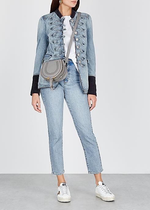 Free People - Denim Jacket Seamed and structured - OutDazl
