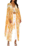 Free People - Lost in Love Kimono with lace insert - OutDazl