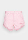 Free People - Loving Good Vibes Denim shorts in Rose - OutDazl