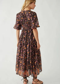Free People - Lysette Maxi in Chocolate Combo - OutDazl