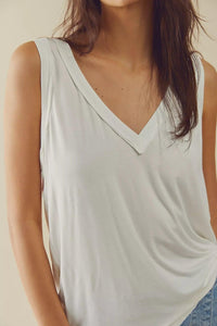 Free People - Moon Dance Tank in Cream - OutDazl