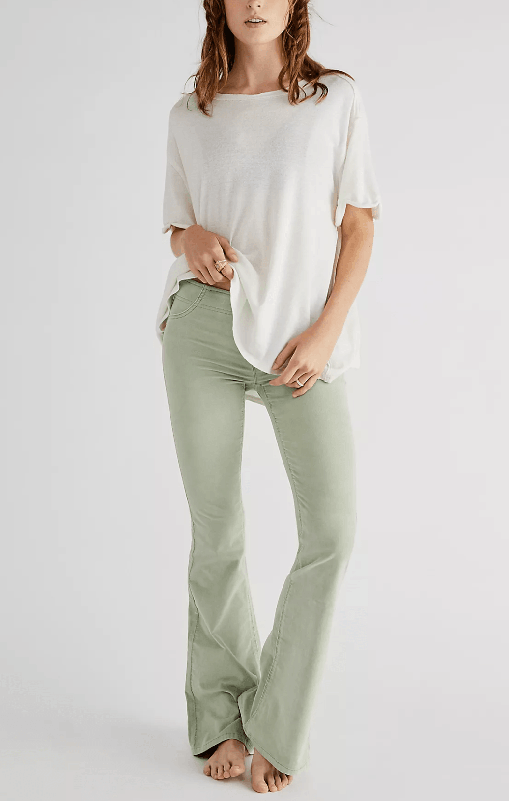 Free People - Pull on Corduroy Flare - OutDazl