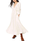 Free People - Southwest Lace maxi dress in Ivory - OutDazl