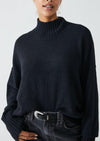 Free People - Vancouver Turtleneck in Black - OutDazl